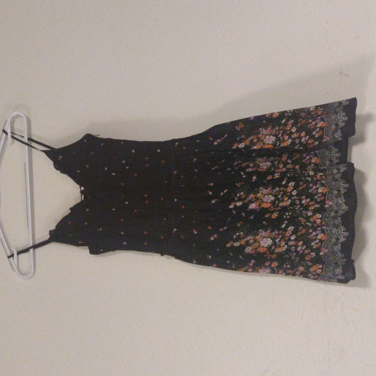 Forever Twenty One Black Floral Summer Dress